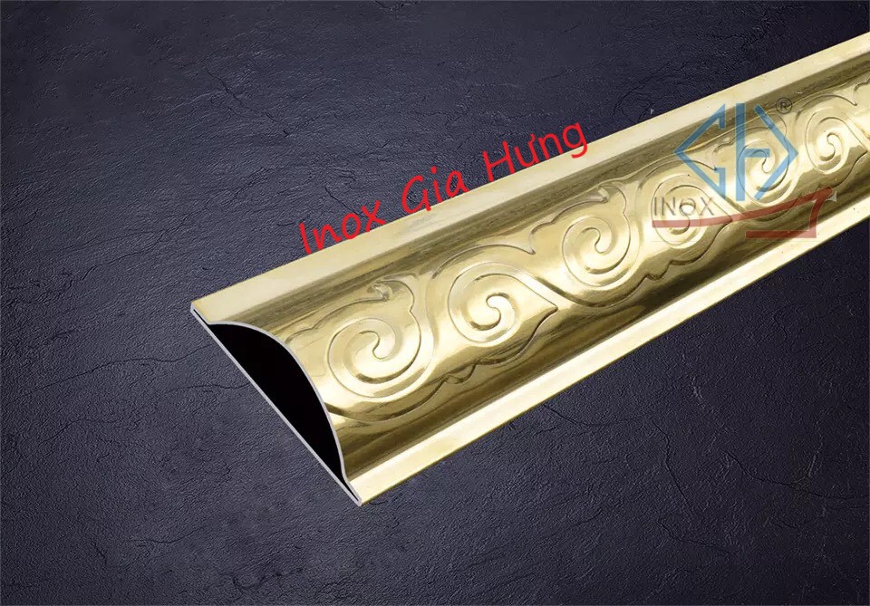 Ống hộp hoa văn inox / mầu